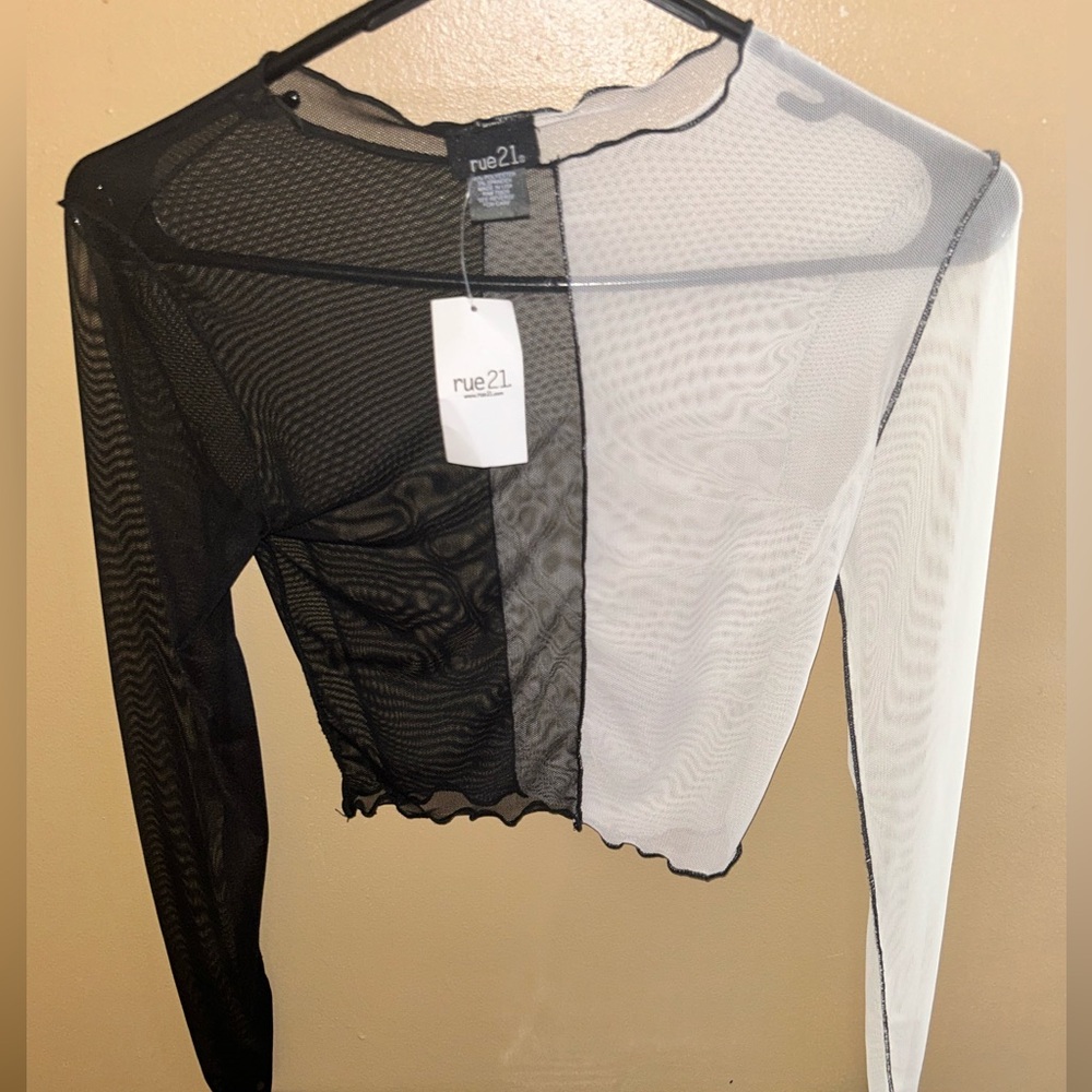 Mesh crop top